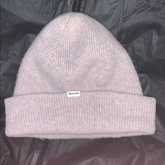 Madewell Cuffed Wool Hat In Lilac 